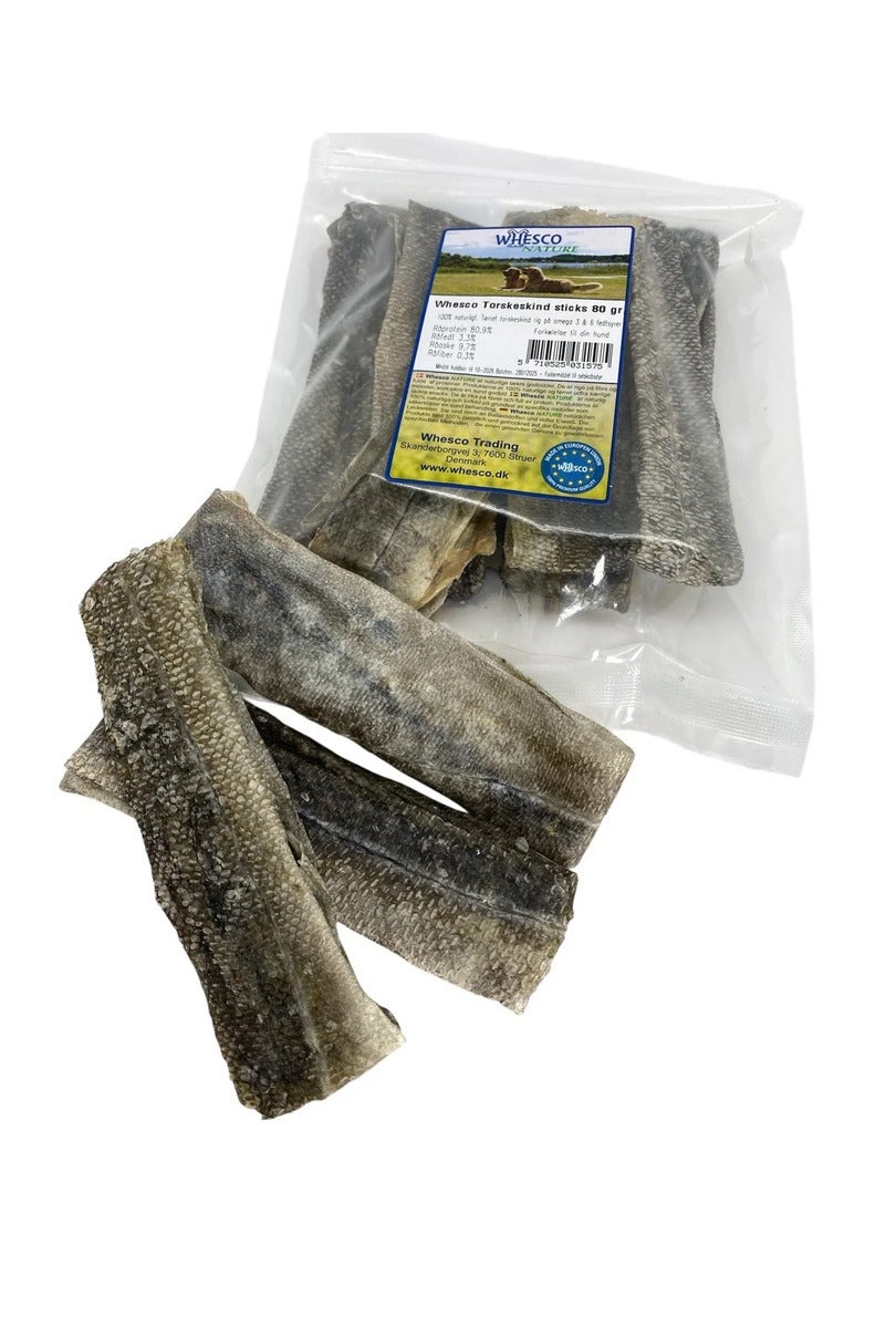 Torskeskind sticks 80 gram