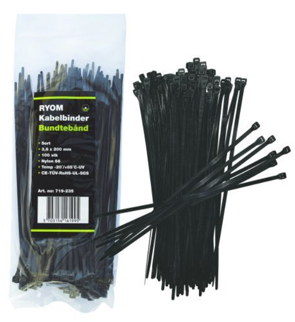 Kabelbinder 100 stk