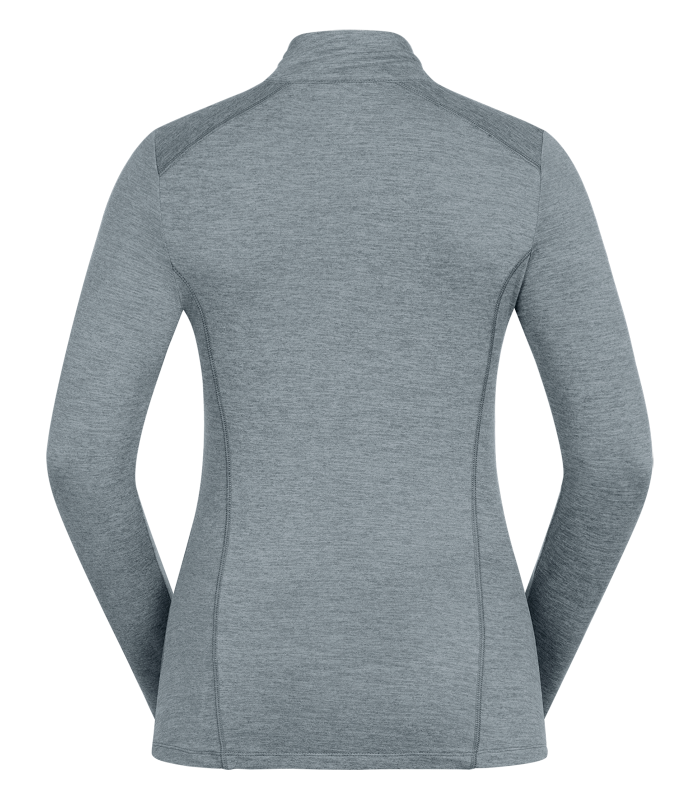 Milano langærmet bluse zip 