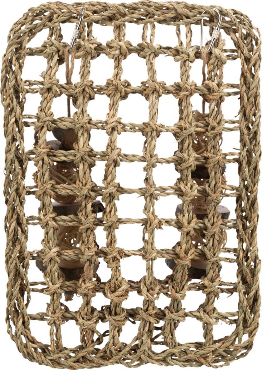 Søgræs måtte med legetøj til gnaver