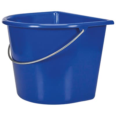 Spand fødevaregodkendt med flad side 15 liter