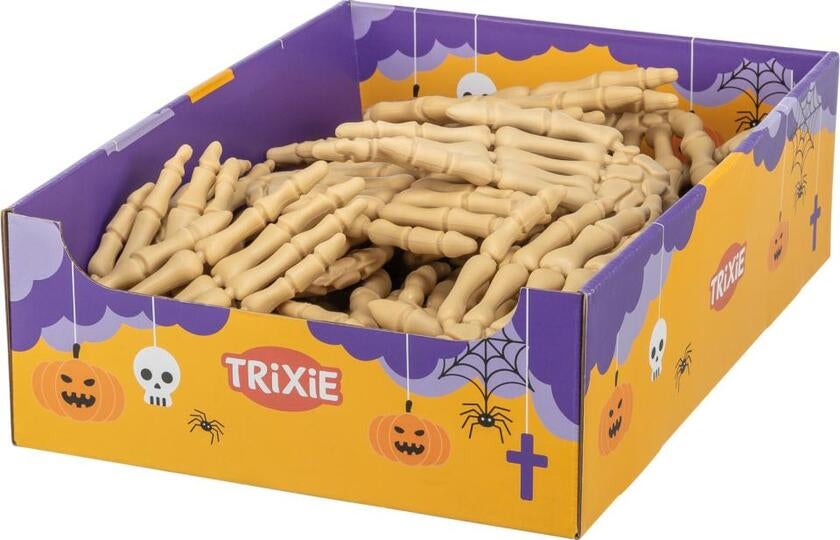 Halloween skelethånd snack