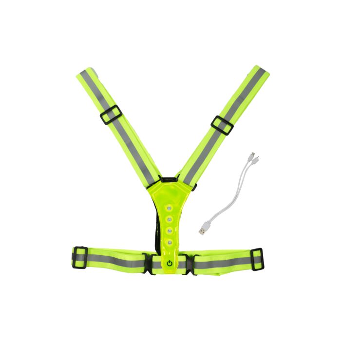 Led-oplyst vest voksen 