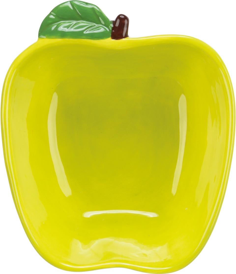 Gnaverskål æble keramisk 