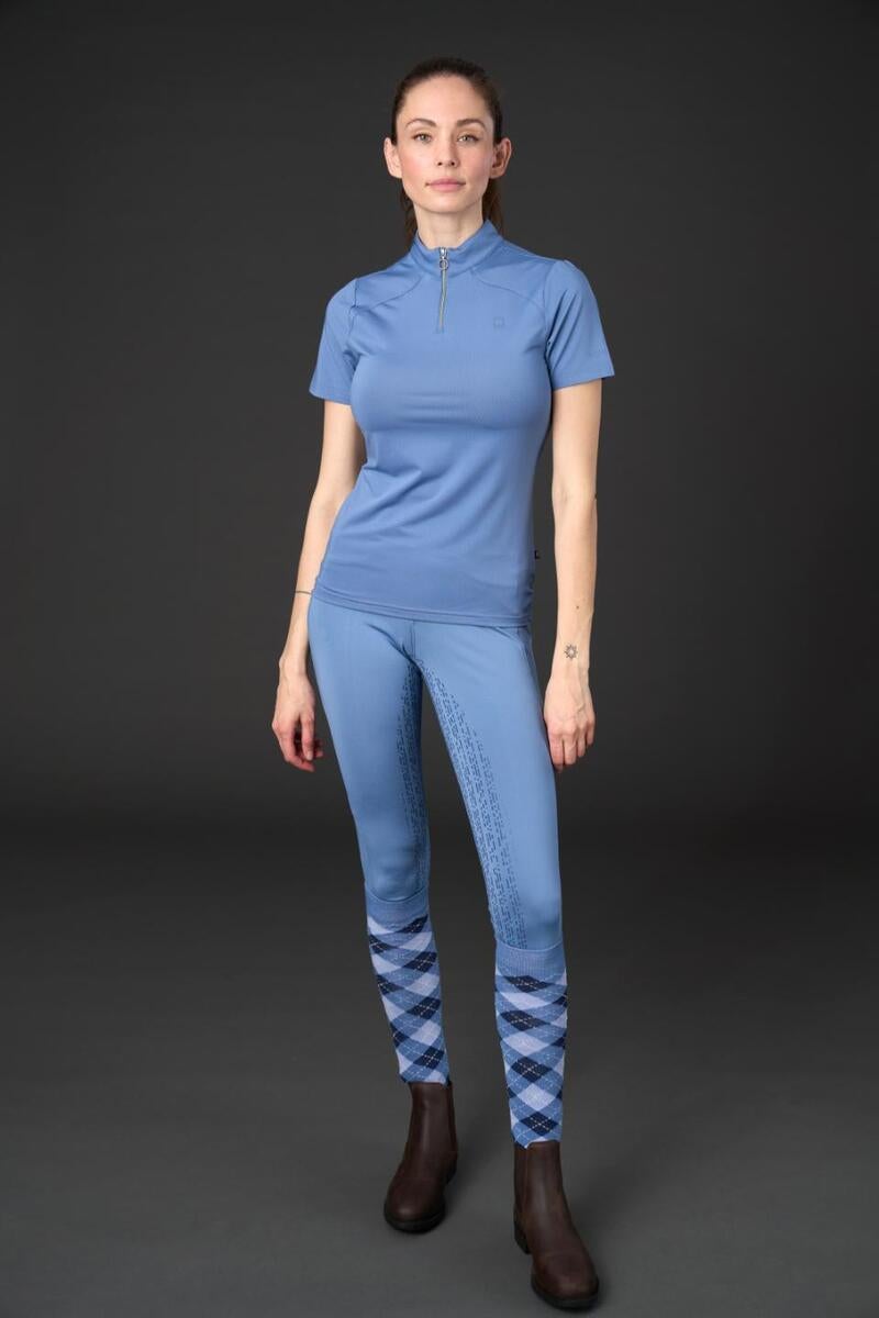 Hasty bluse half zip ss25