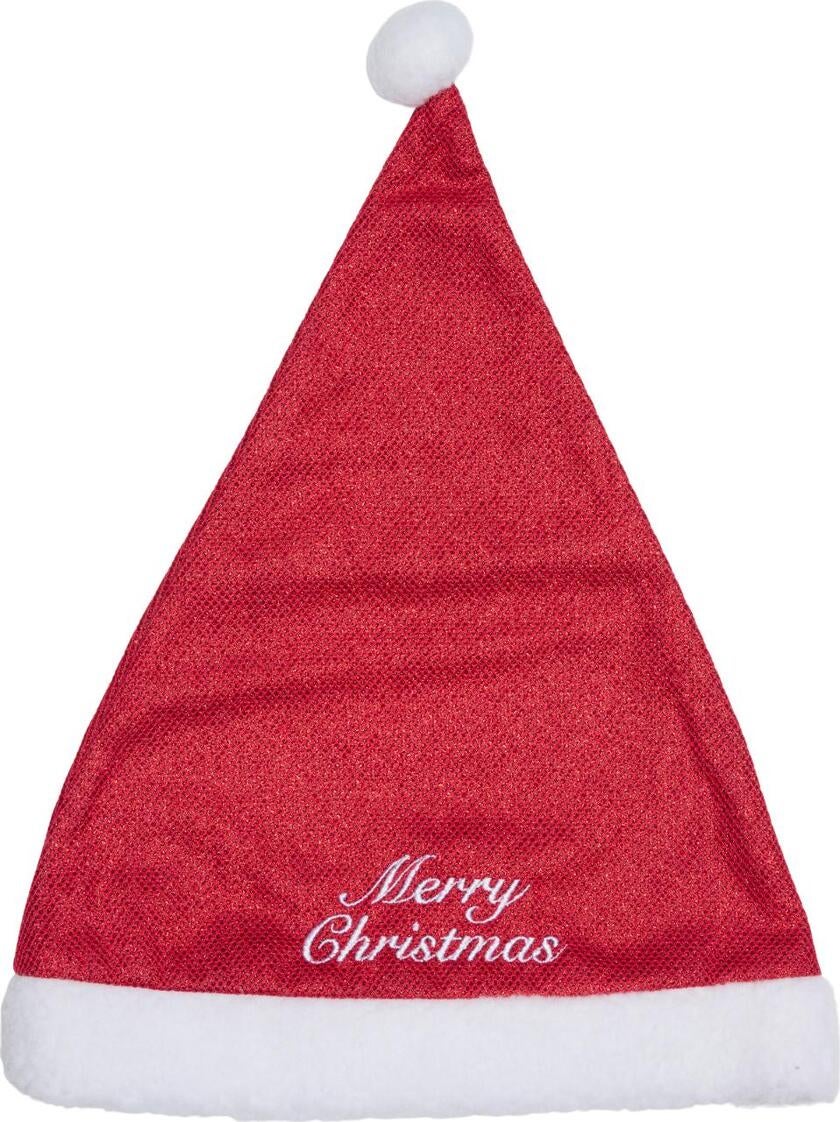 Nissehue til hjelm glitter