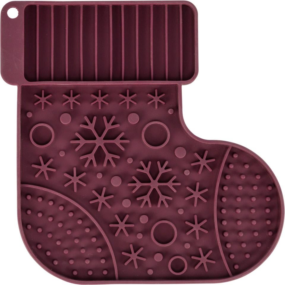 Xmas lick'n'snack mat 