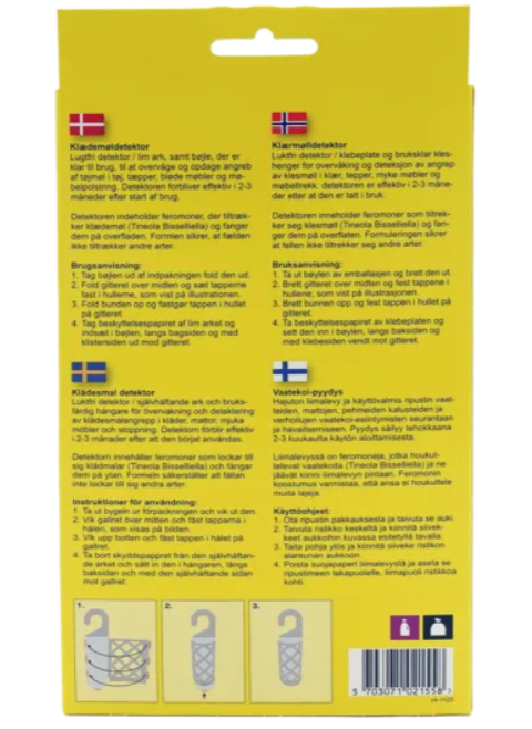 Klædemøl detektor