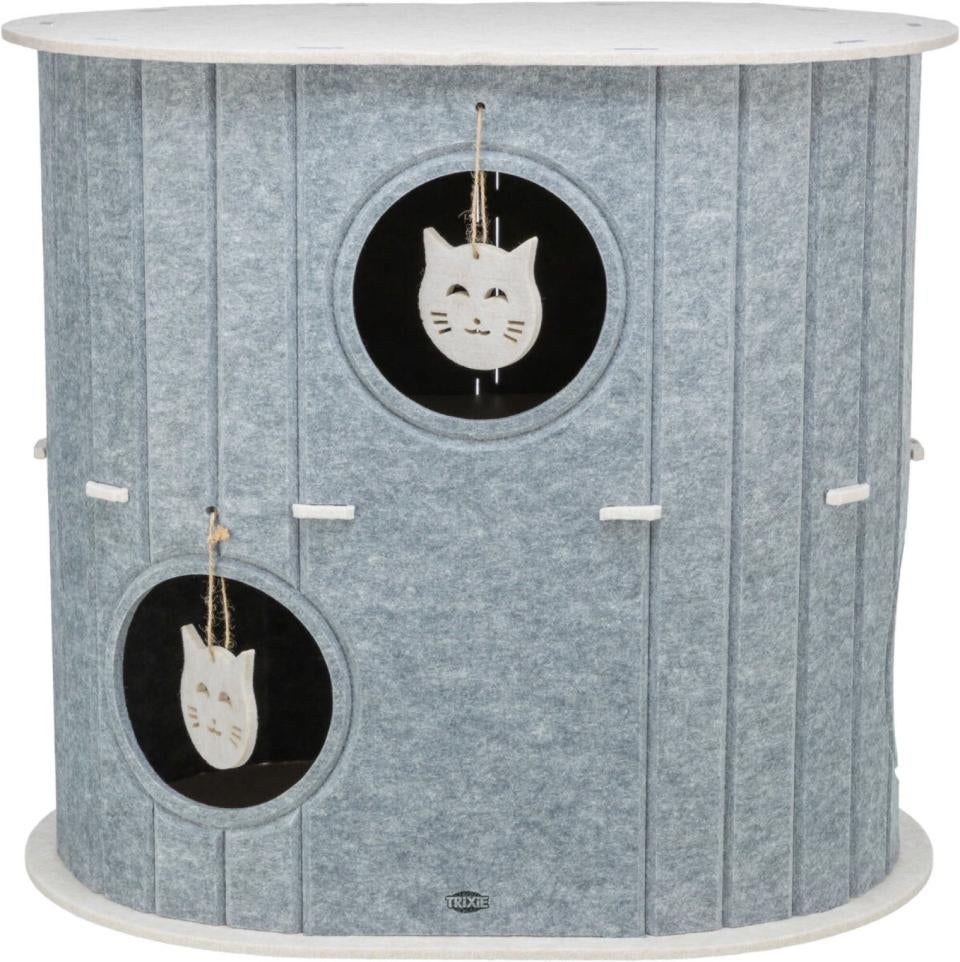 Mare filt ovel kattehule med 2 etager