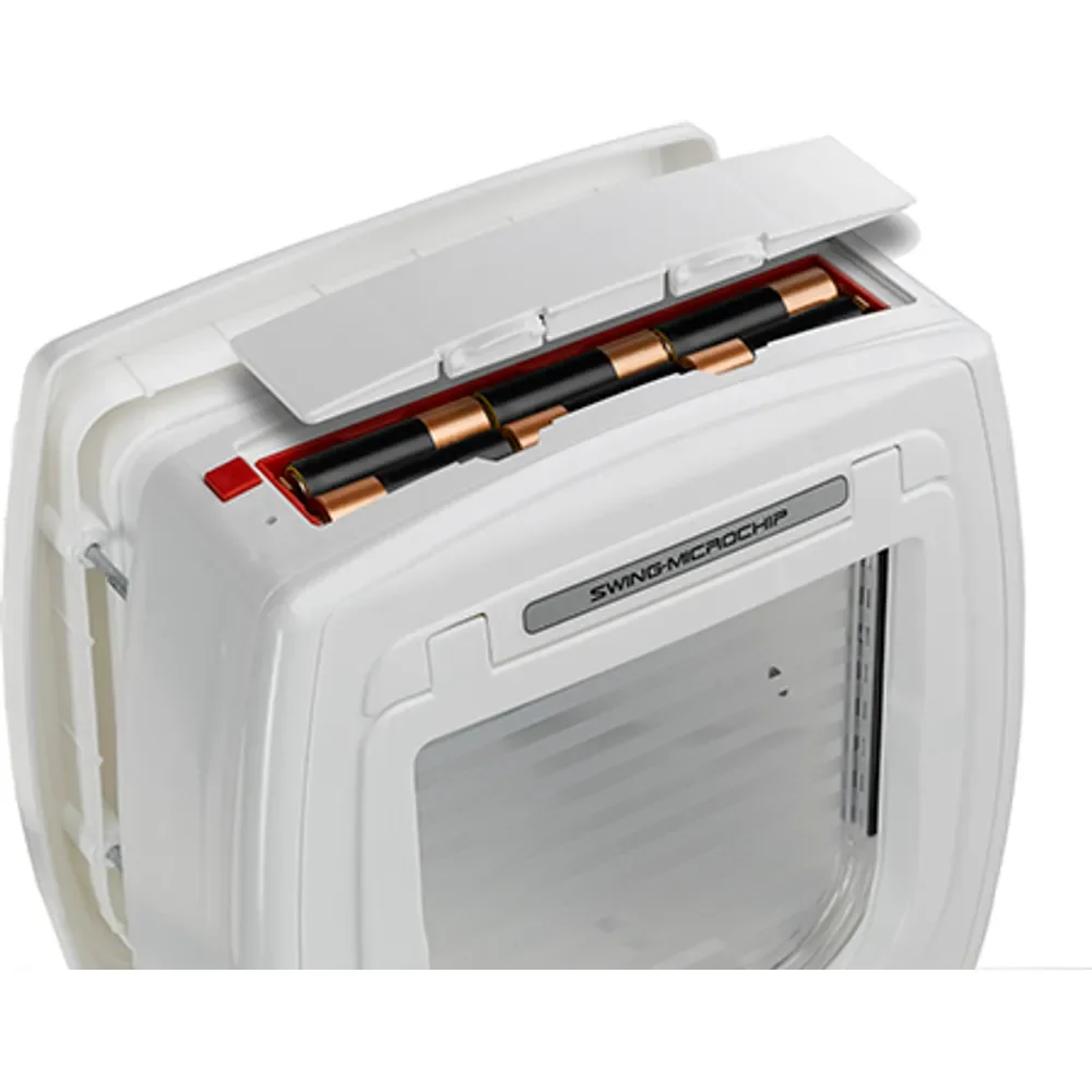 Kattedør Swing 4-vejs microchip