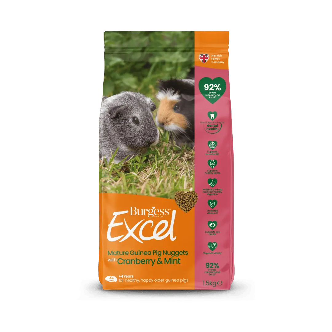 Excel Mature Guinea Pig Cranberry & Mint 1,5 kg