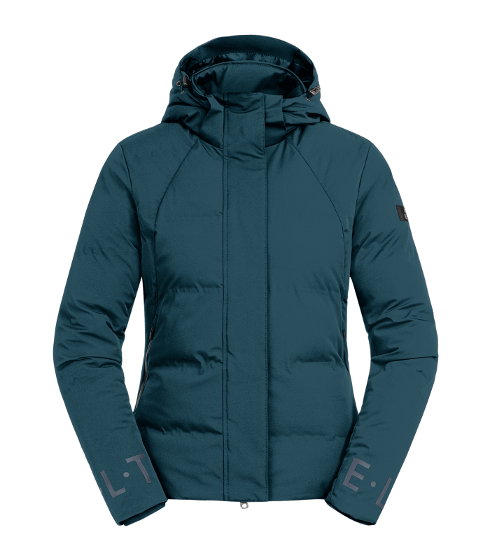 Ohio dame vinter ridejakke petrol blå