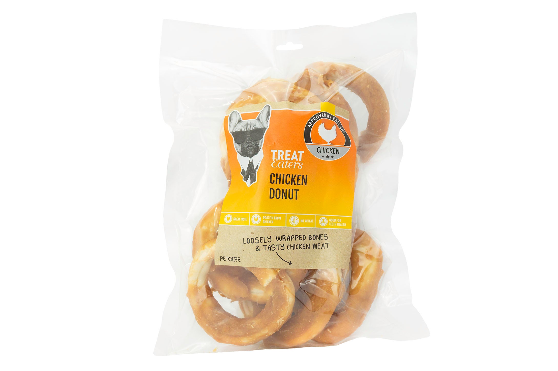 Chicken donut 8-pack 350 gram