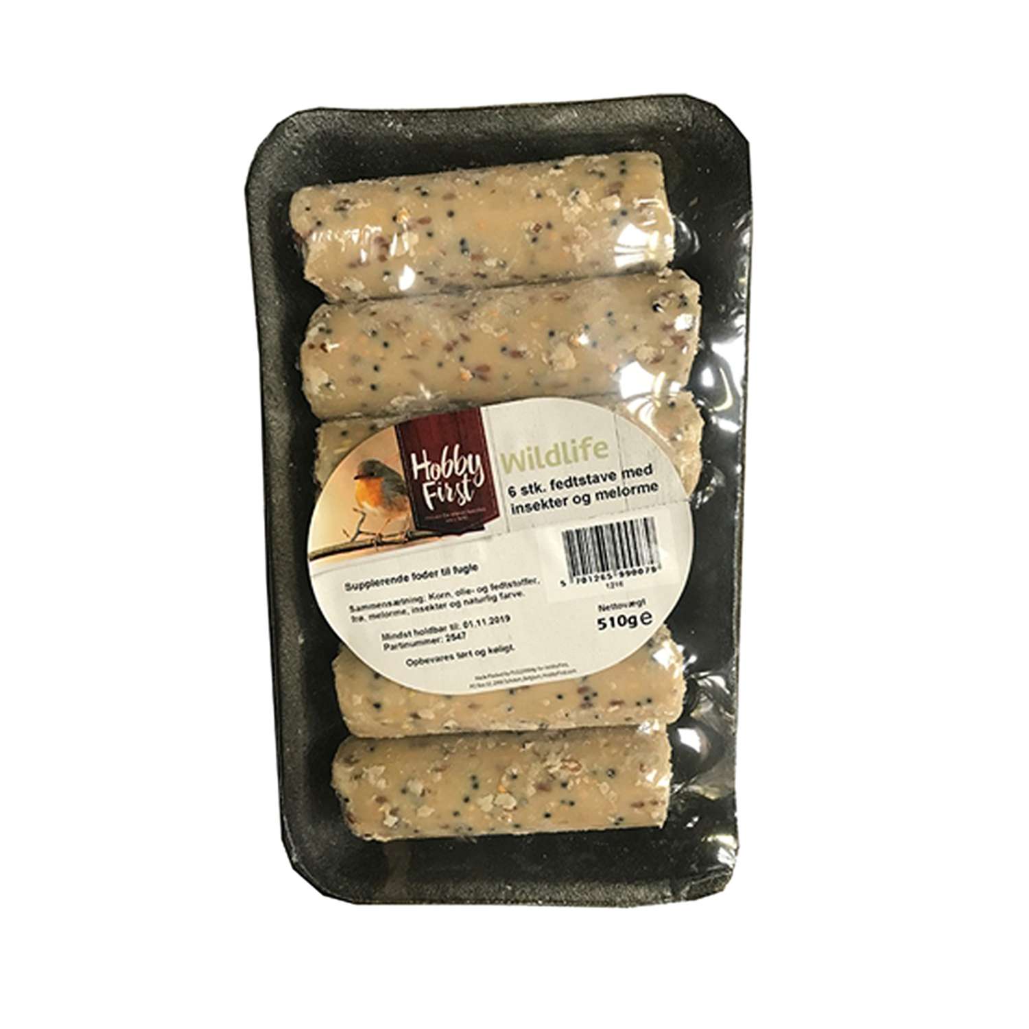 Fedtstave med melorme & insekter