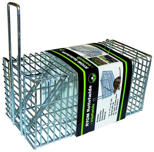 Rottefælde med håndtag 31 cm