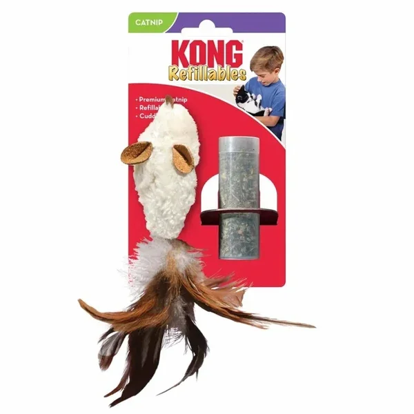 Kong Refillable fløjlsmus