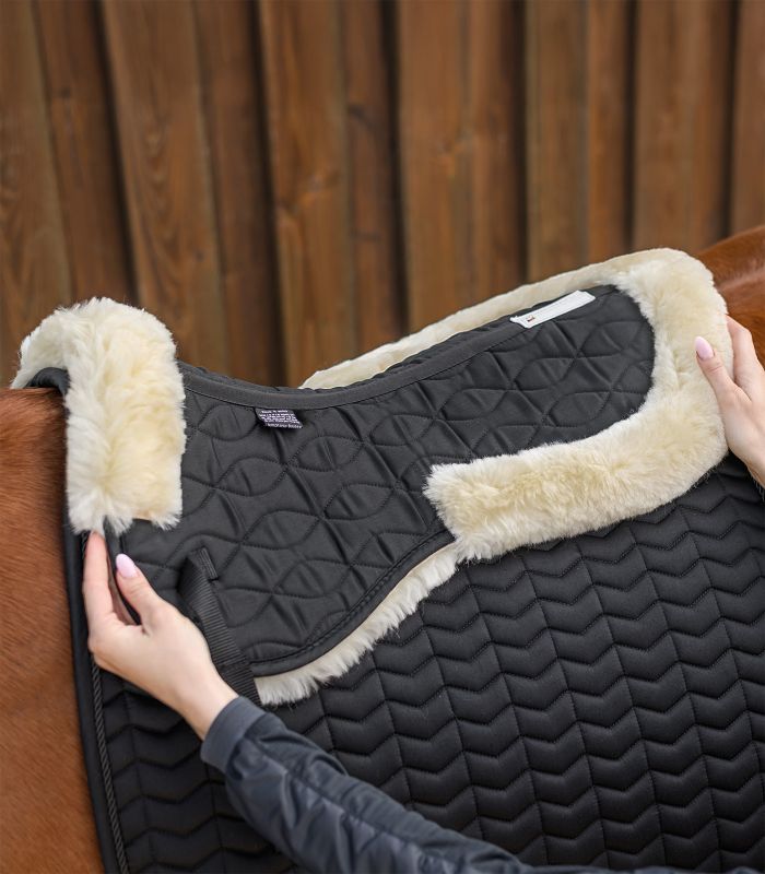 Lammeskinds sadelpad 17"