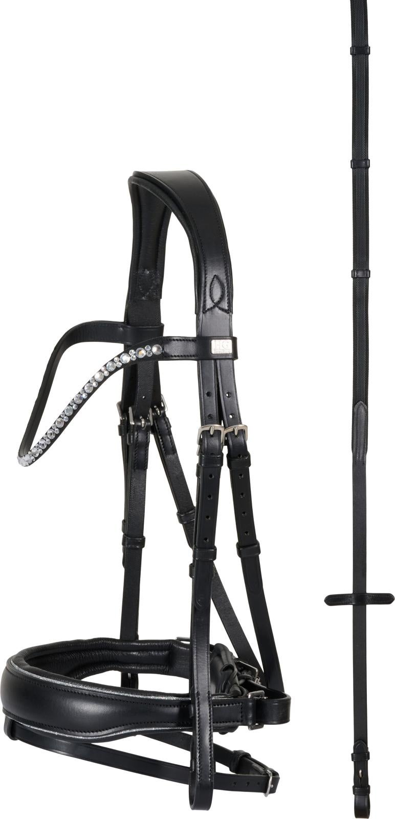 Cryll 25.1 trense komb. næsebånd m/tilbagetræk