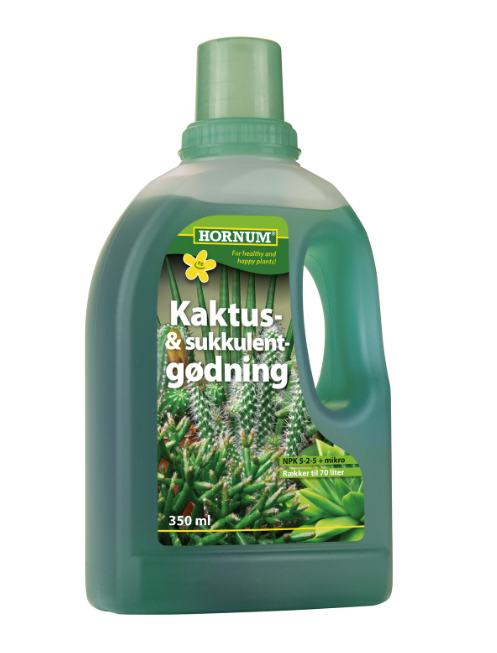 Kaktus- og sukkulent gødning 350 ml