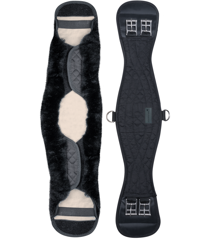 Dressurgjord med lammeskind 