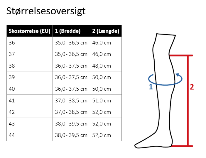 Ridestøvle Trinity lang længde/smal bredde