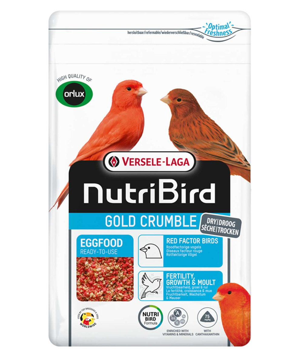 NutriBird Gold Crumble Rød 1 kg