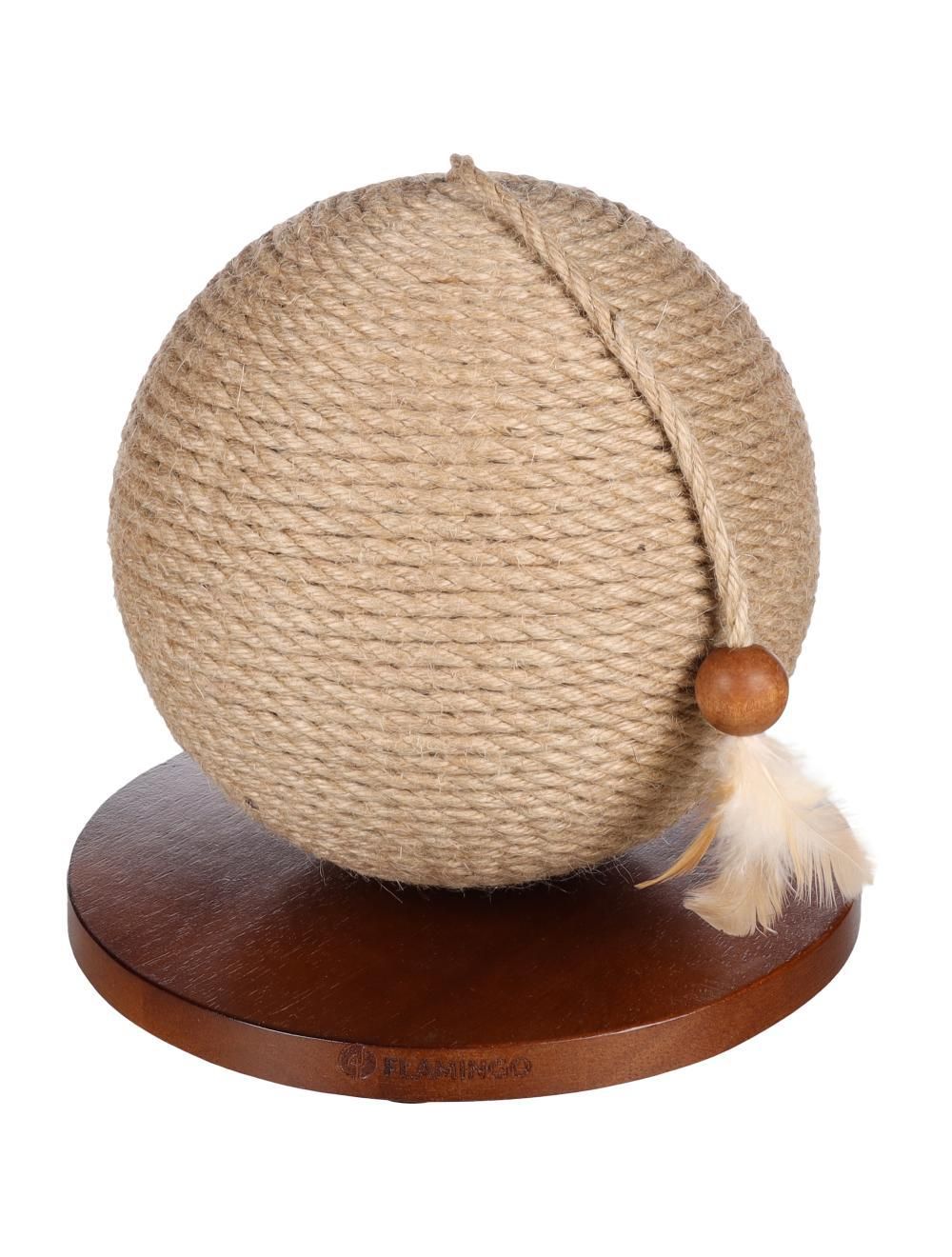 FLAMINGO Estrella Kradsebold til Katte - Brun - 21cm