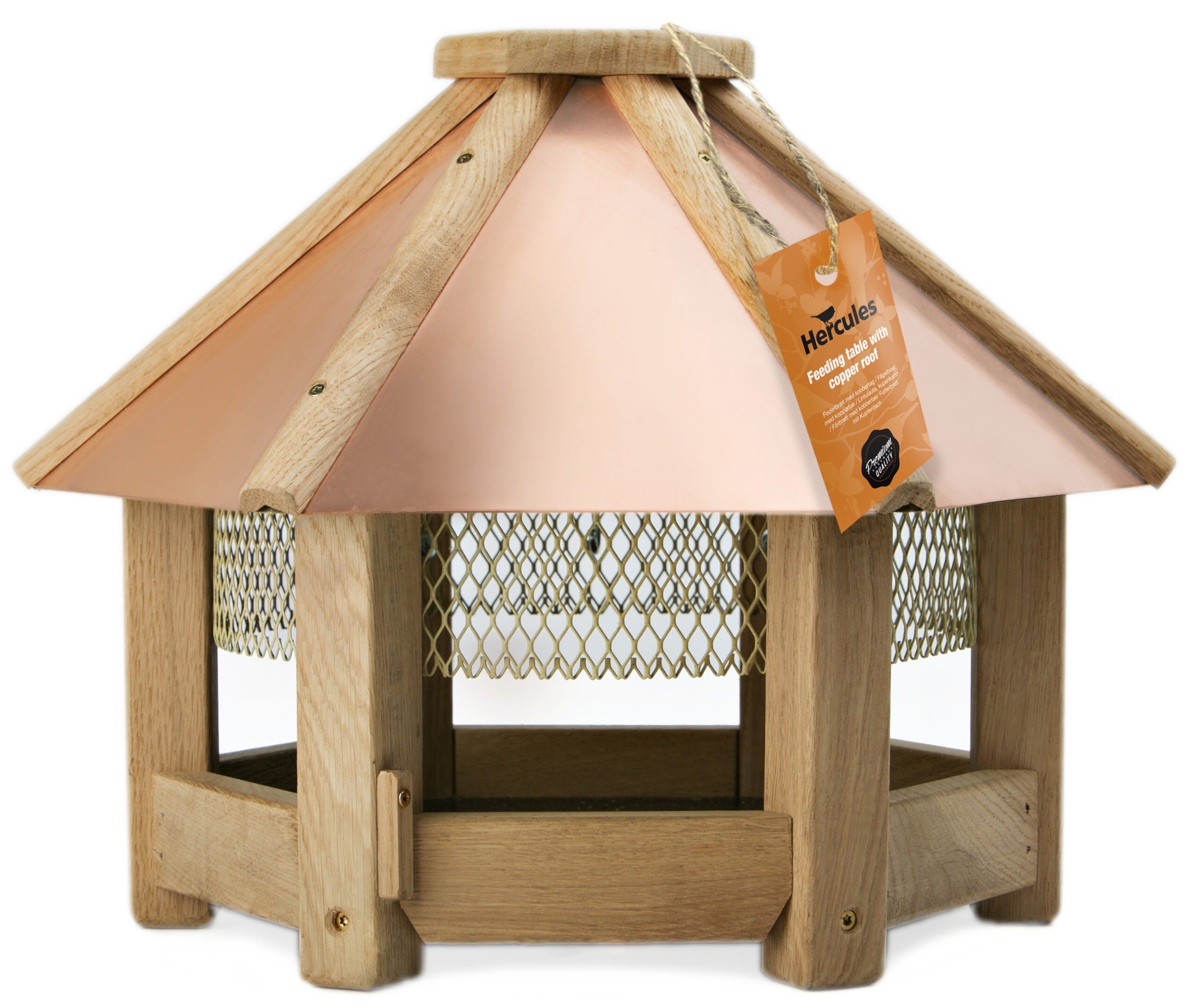 Foderbræt 40 cm kobbertag u. ben