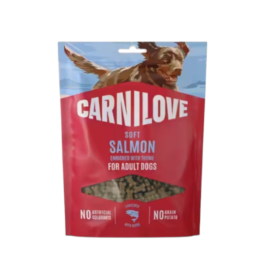 Soft Snack Salmon & thyme small bite 200 gram