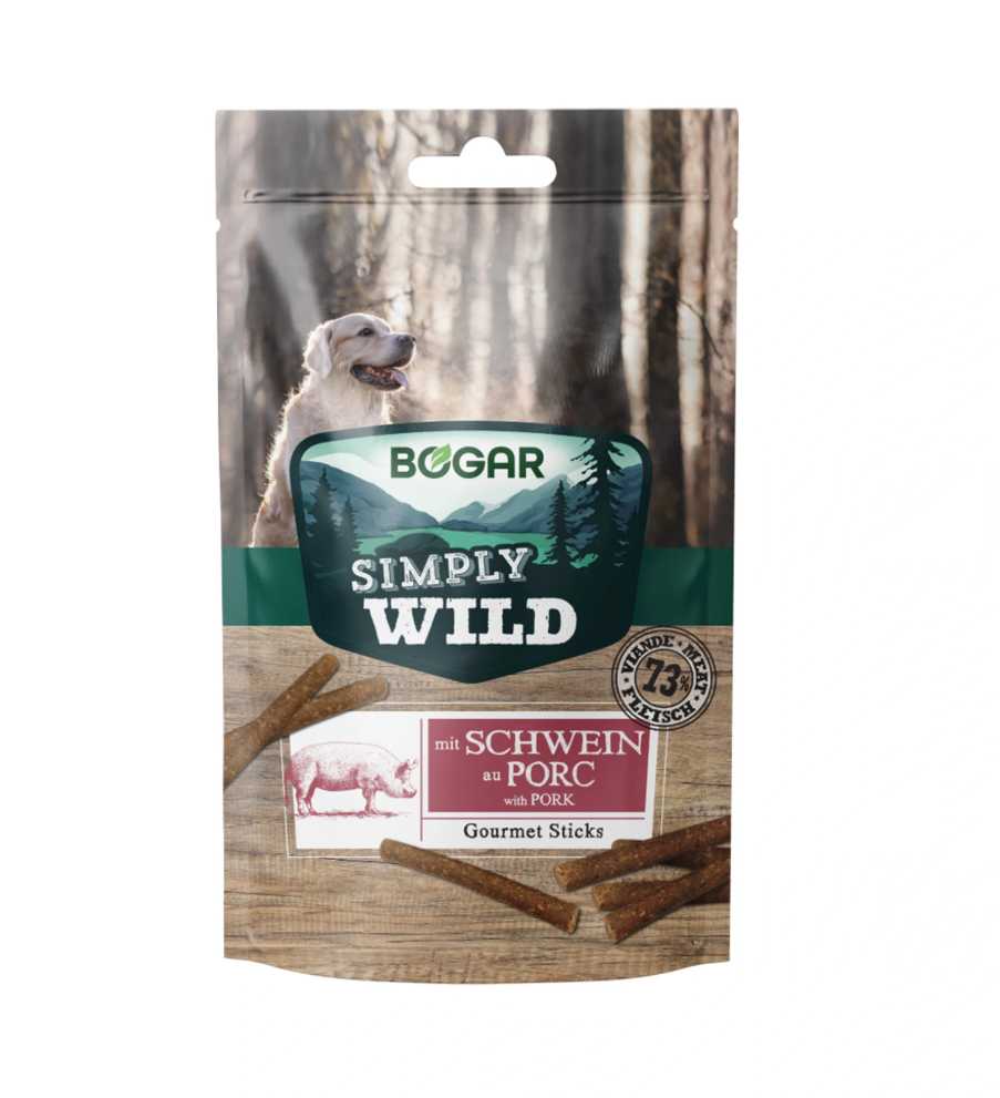 Simply wild pinde svinekød 100 gram