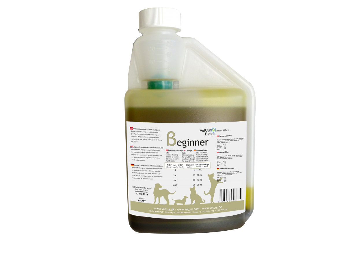 Beginner olietilskud 500 ml