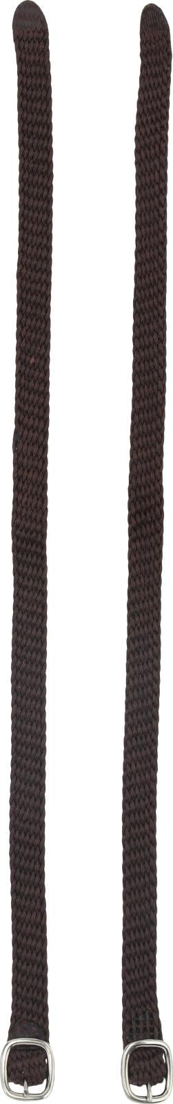 Sporeremme flettet nylon brun