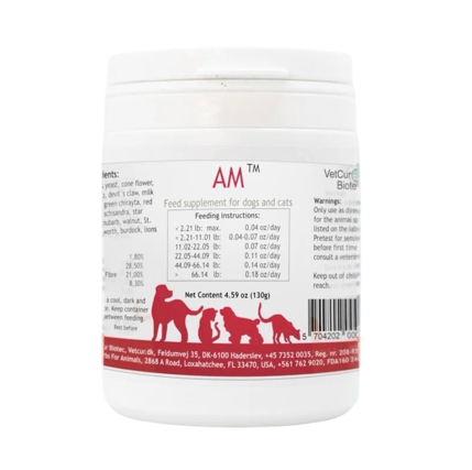 AM pulver hund & kat 130 gram