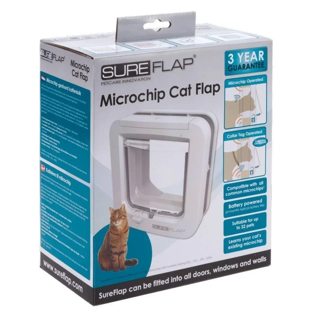 Segula SureFlap Dyrelem til Mikrochip/RFID (ind/ud) Hvid