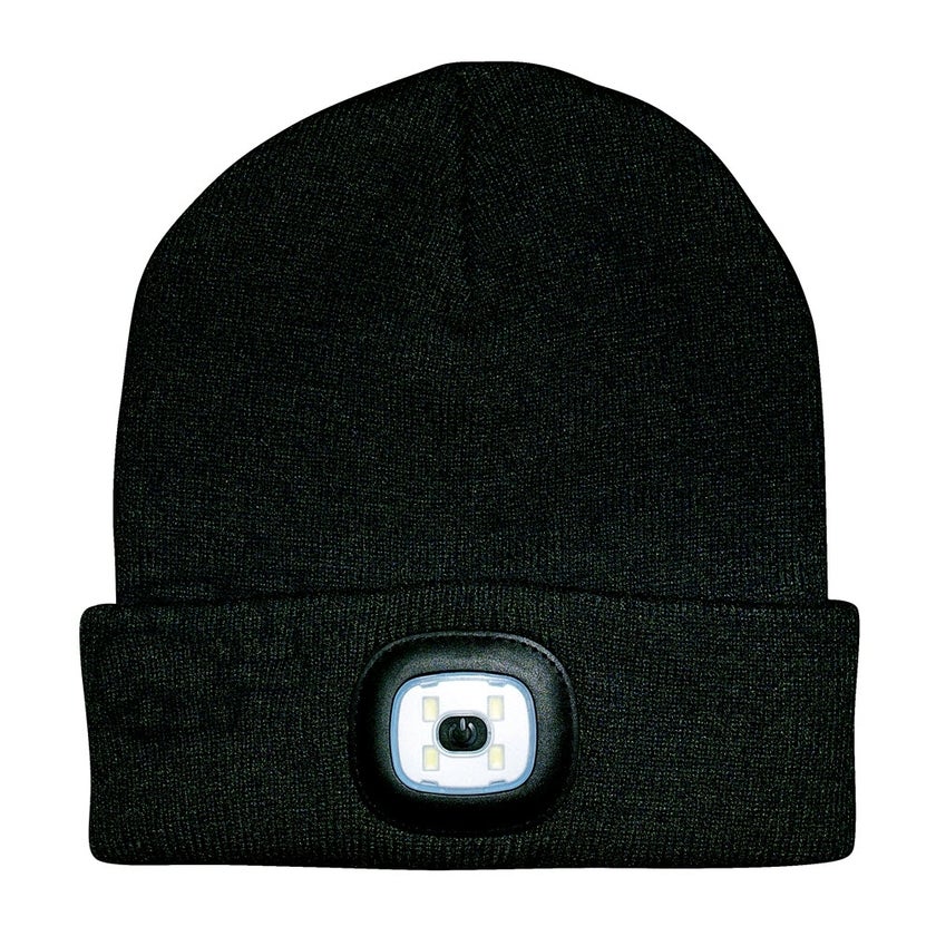 Strikhue med LED forlys