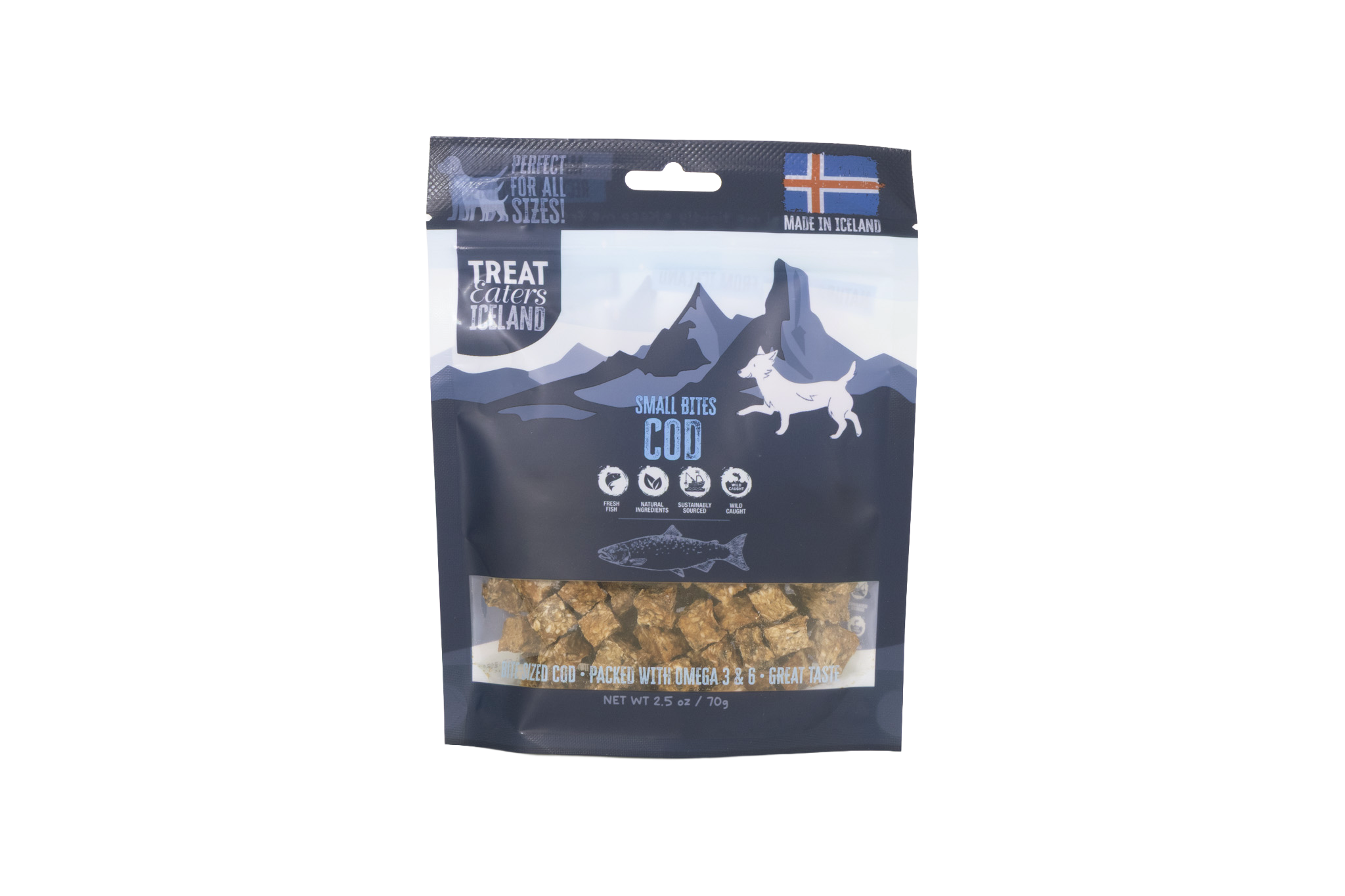 Small Bites Cod Iceland 70 gram