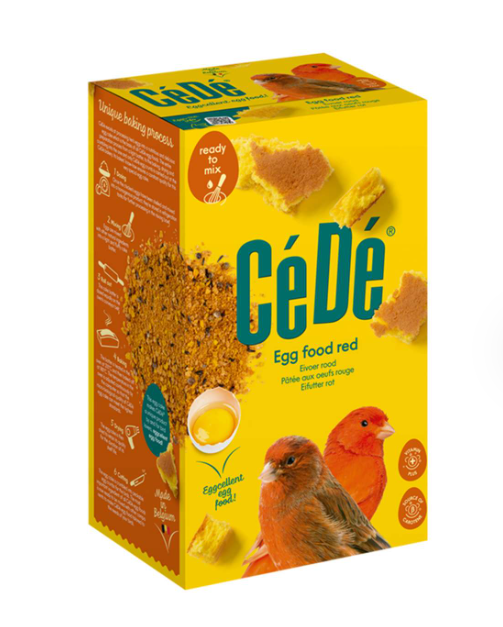 Æggefoder kanarie rød 1 kg