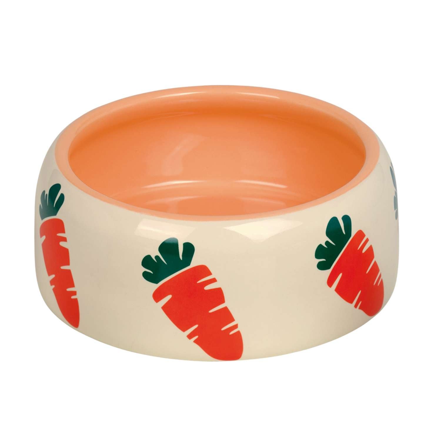 Keramikskål "Carrot", beige-orange - Orange - Ø 14,5 x 5,5 cm, 0,50 l