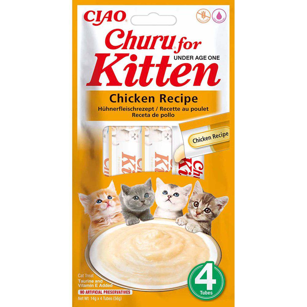 Churu Cat Kitten Chicken 4x14g