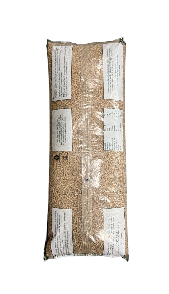 Træpiller premium CM 6 mm palle m/896 kg inkl. fri fragt