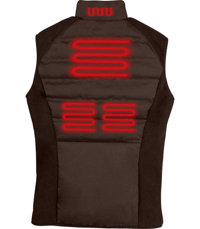 Comfort Heat vest espresso 