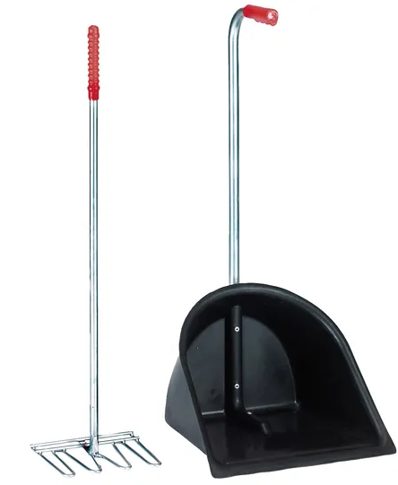 Staldskovl med opsamler