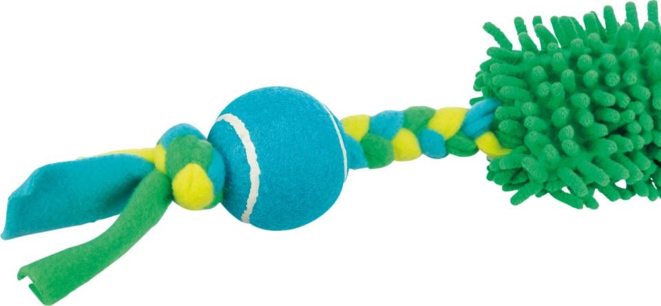Bungee tugger with tennisball