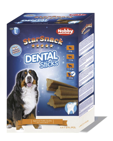 Dental sticks large 4 x 7 stk