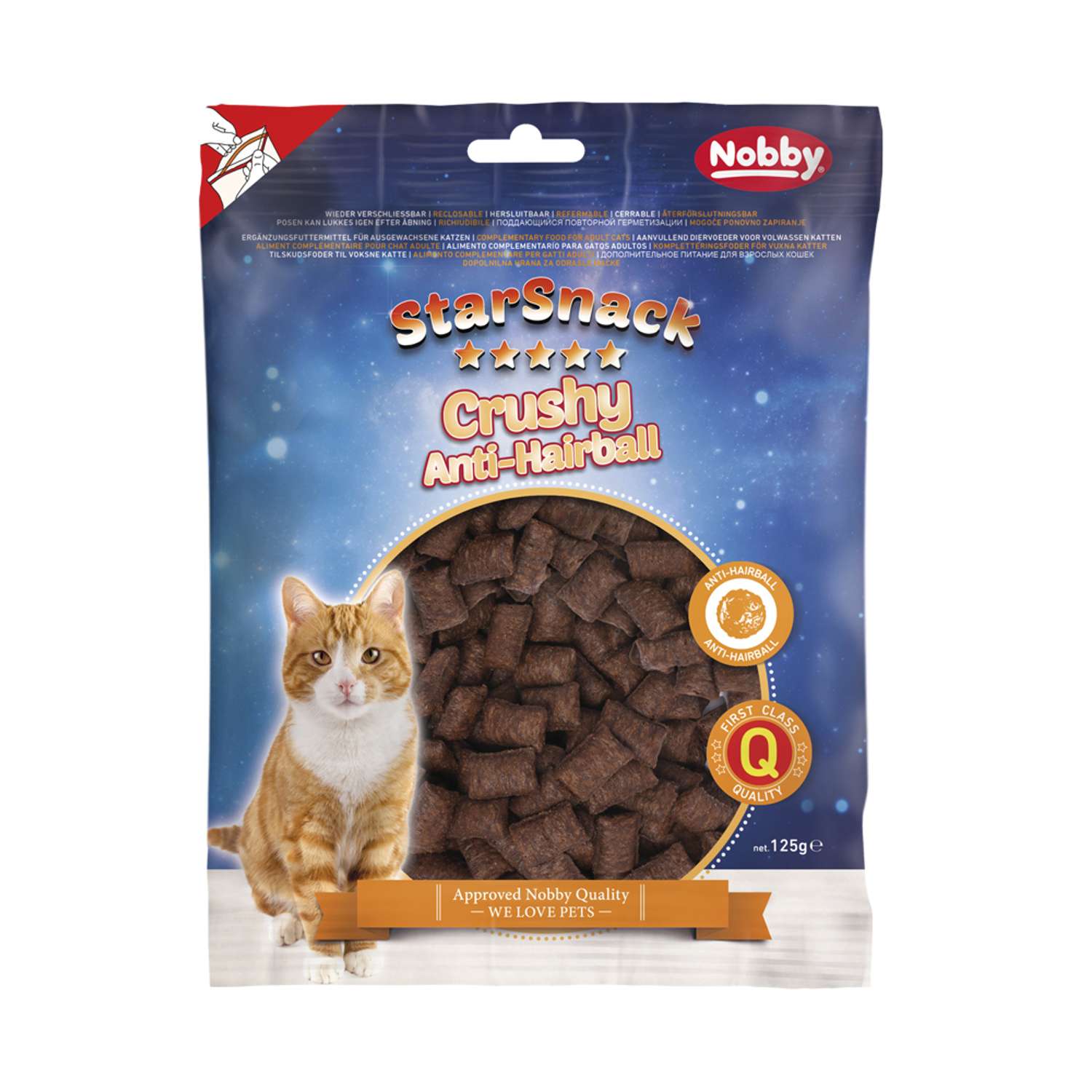 Starsnack Crushy Anti-haiball Bag 125 gram