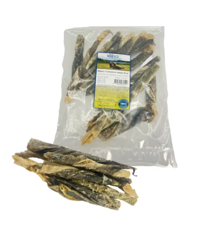 Torskeskind twisted 250 gram