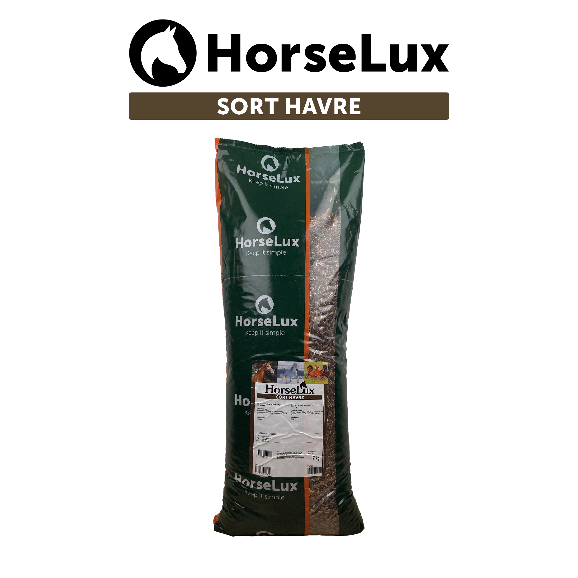 Sort havre koncept 12 kg