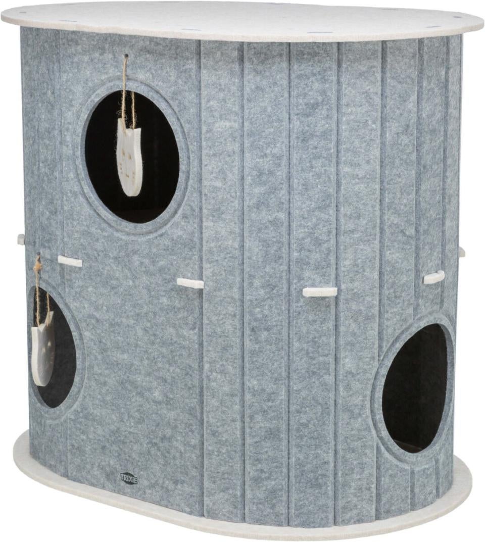 Mare filt ovel kattehule med 2 etager