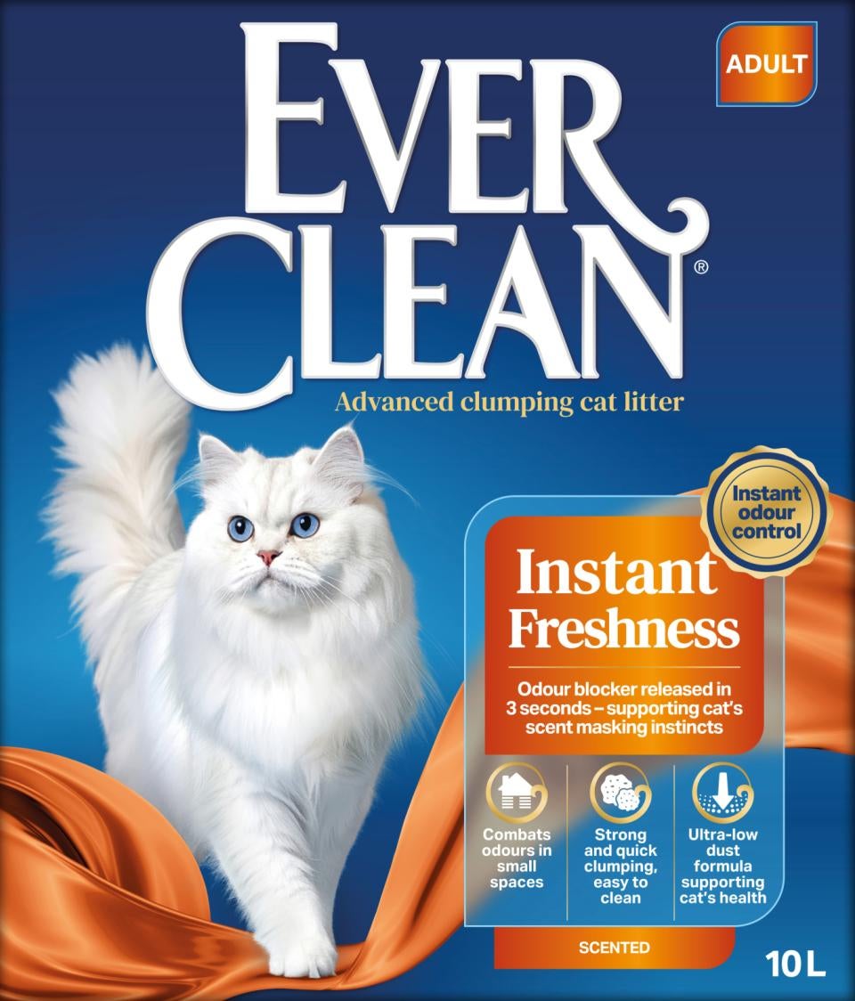 Ever Clean Fast Acting Odour Control kattegrus, 10 liter