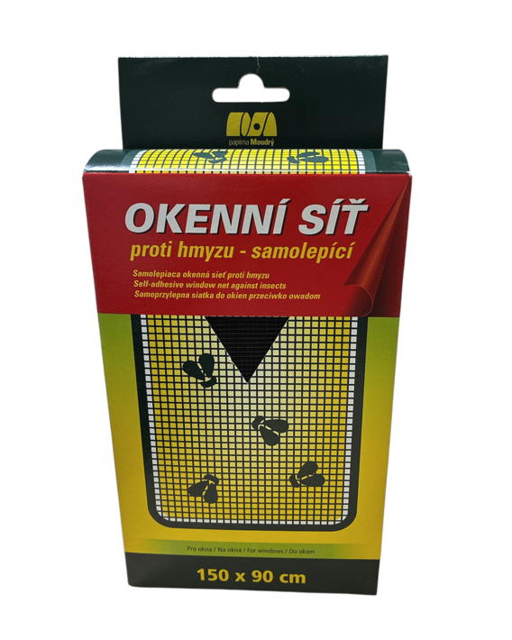 Vinduesnet sort 90 x 150 cm